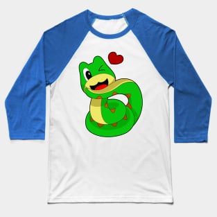 Snake Heart Baseball T-Shirt